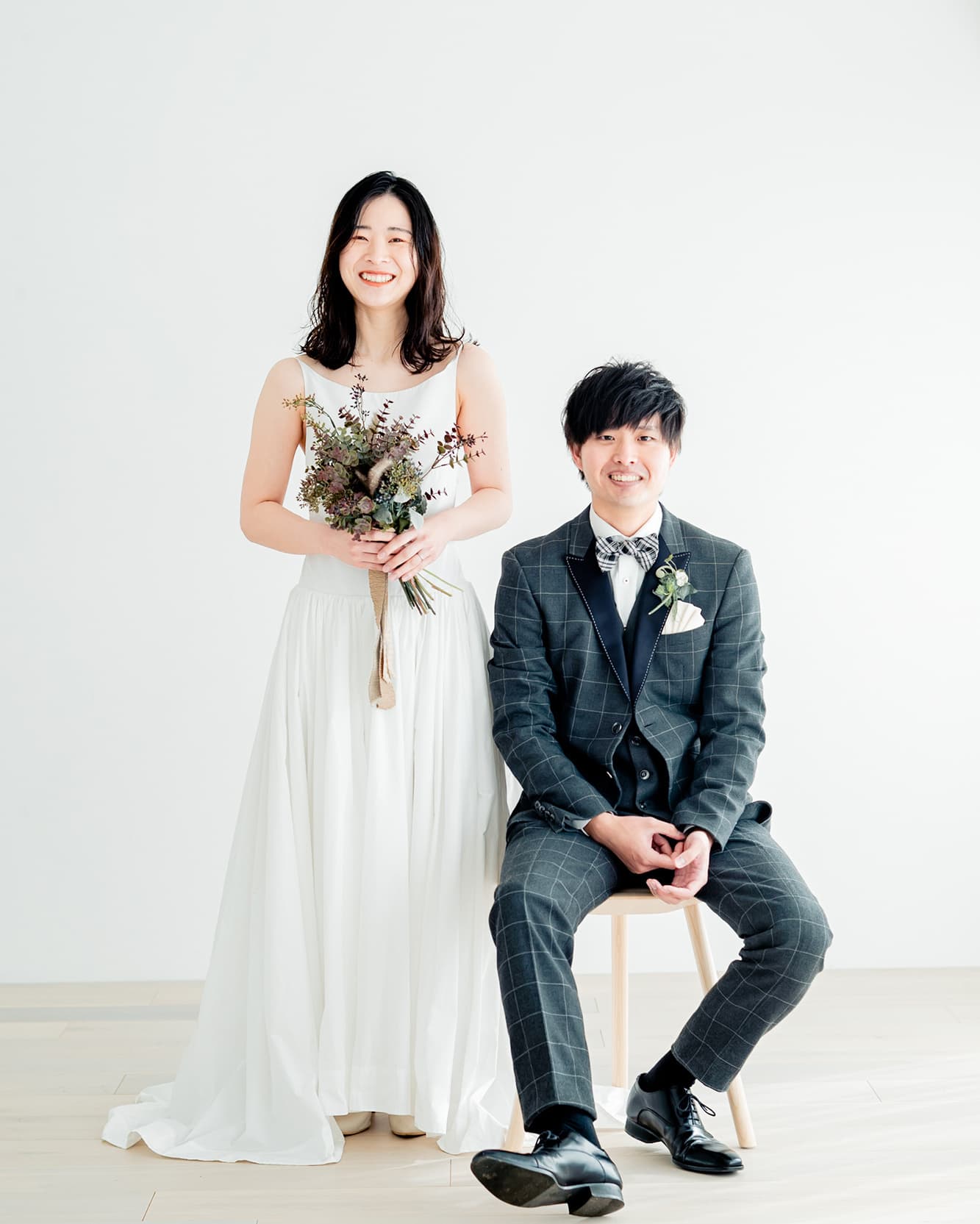 白いスタジオ｜ユーモアウェディング