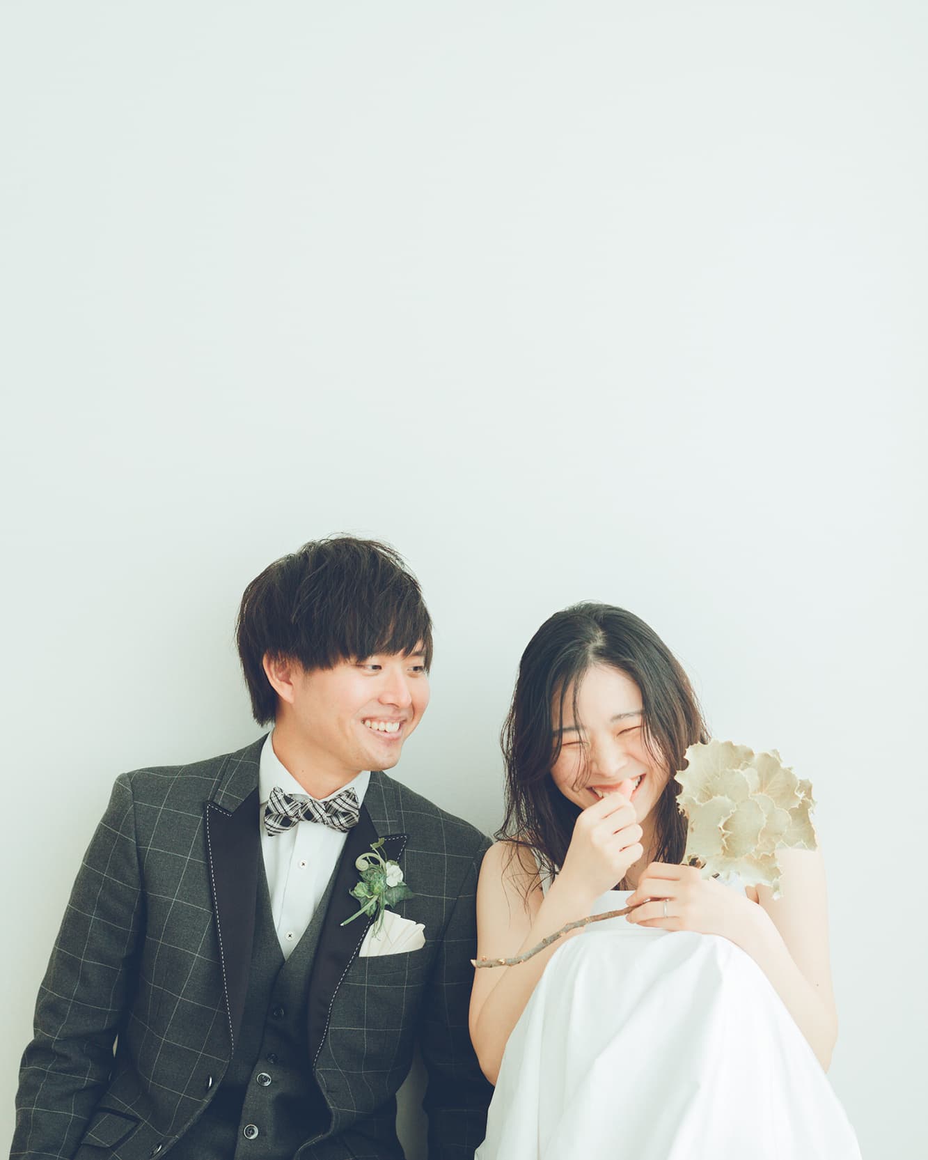 白いスタジオ｜ユーモアウェディング